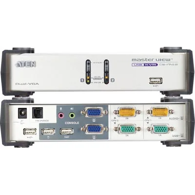 Systemswitch Aten CS1742, 2-vägs KVM, VGA, USB