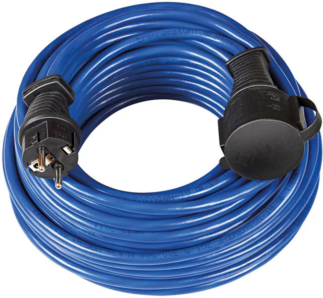 Skarvsladd Brennenstuhl, gummi, jordad med lock, IP44, 25m