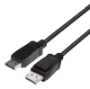 DisplayPort-kabel, DP 1.4, 8K@60Hz, Deltaco, LSZH, 1 meter