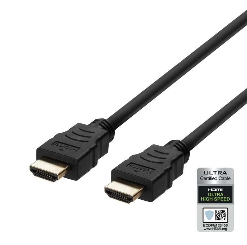 HDMI-kabel Deltaco Ultra High Speed, 8K@60Hz, 5 meter