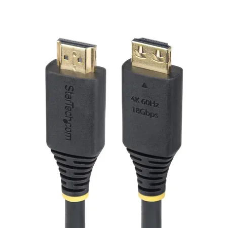 StarTech.com HDMI2-CABLE-GRIP-8F HDMI-kabel 2,4 m, svart