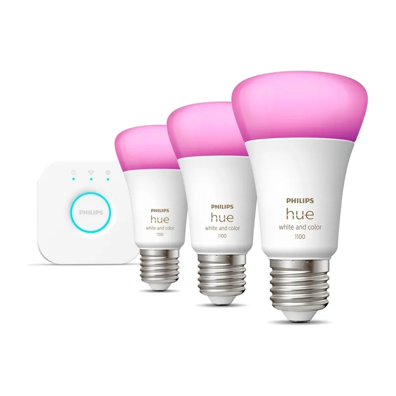 Philips Hue Startkit White Color Ambiance 3xE27