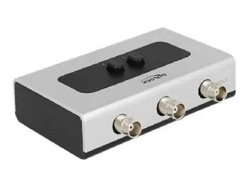 Delock Switch BNC 2 port manual bidirectional