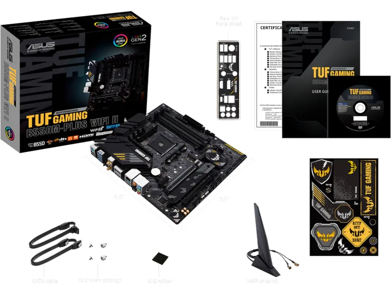 ASUS TUF GAMING B550M-PLUS WIFI II Moderkort