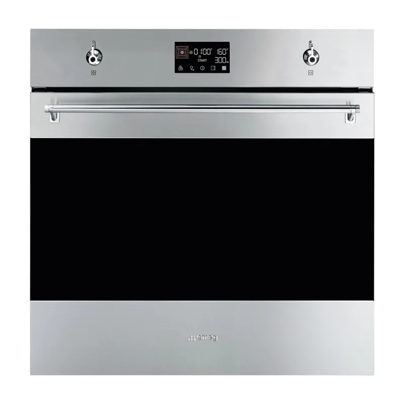 Smeg Classic Inbyggnadsugn med mikro SO6302M2X (rostfri)