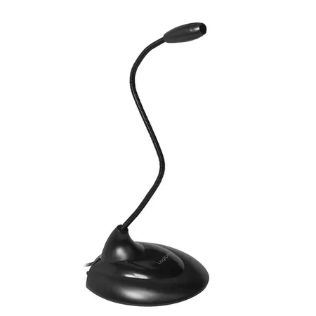 LogiLink mikrofon med stativfot och flexibel hals