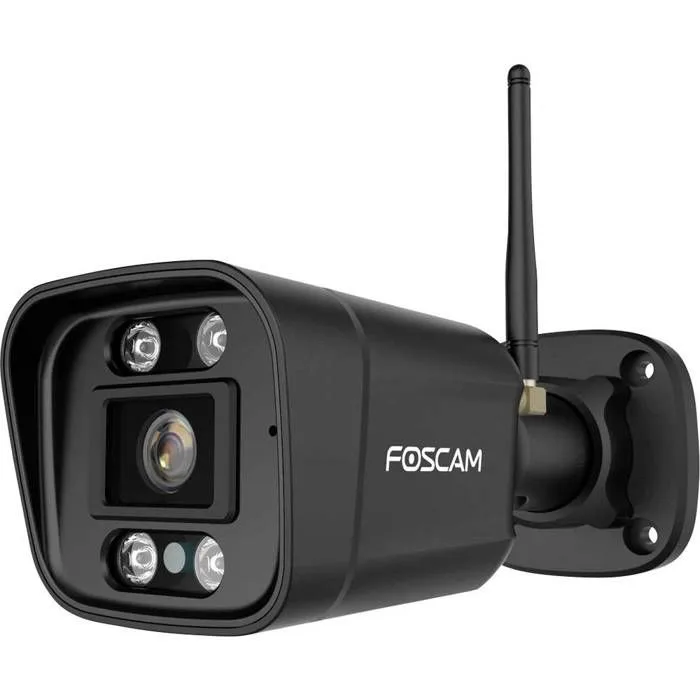 V8P (svart) Foscam Wi-Fi IP Övervakningskamera 3840 x 2160 pixlar
