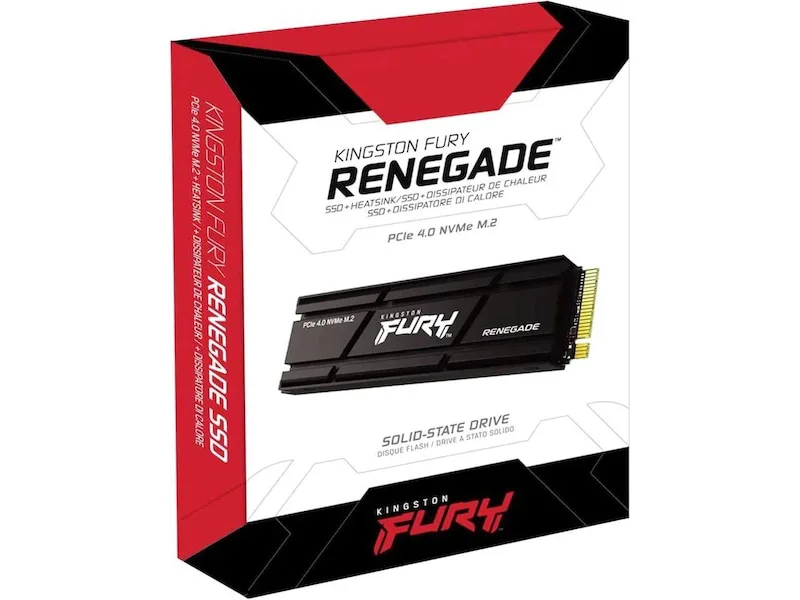 KINGSTON FURY Renegade M.2 NVME SSD HeatS