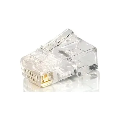 Equip 121140 RJ-45-kontakt (8P8C), Cat5e, transparent