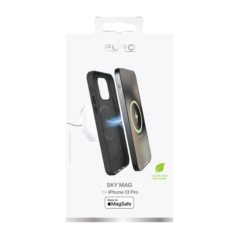 PURO iPhone 13 Pro Skymag skal läderlook