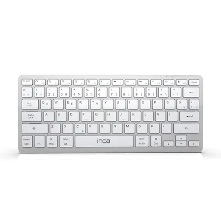 INCA tangentbord IBK-565BT, Bluetooth 5.0, silver