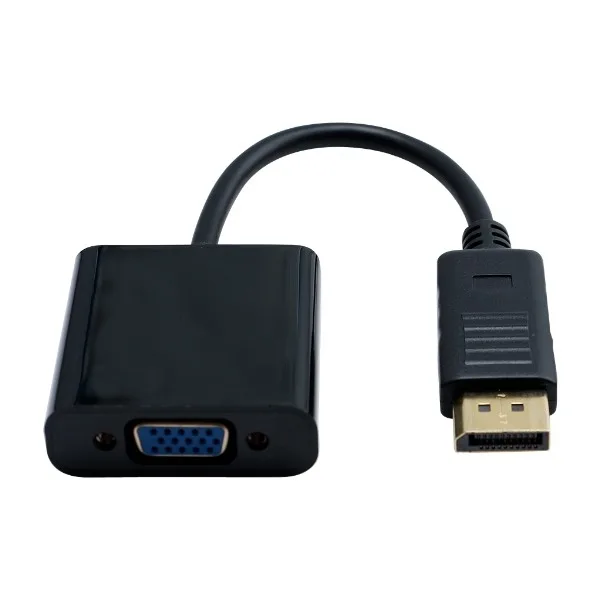 ELETRA DisplayPort 1.1 till VGA-kabel 0,2 m, svart