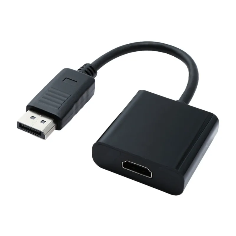 ELETRA DisplayPort 1.2 till HDMI-kabel 0,2 m, svart