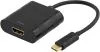 Deltaco Adapter USB 3.1 Typ C hane -> HDMI 19 pin hona