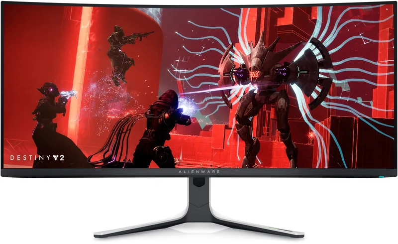 Alienware AW3423DW OLED-skärm, 34 tum, böjd