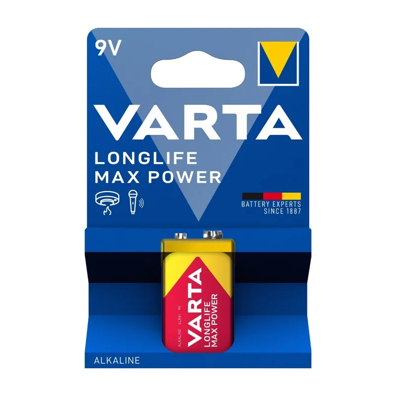 Varta Longlife Max Power 9V Batteri