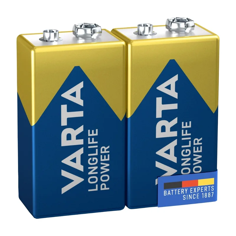 Varta Longlife Power 9V 2 Pack (B)