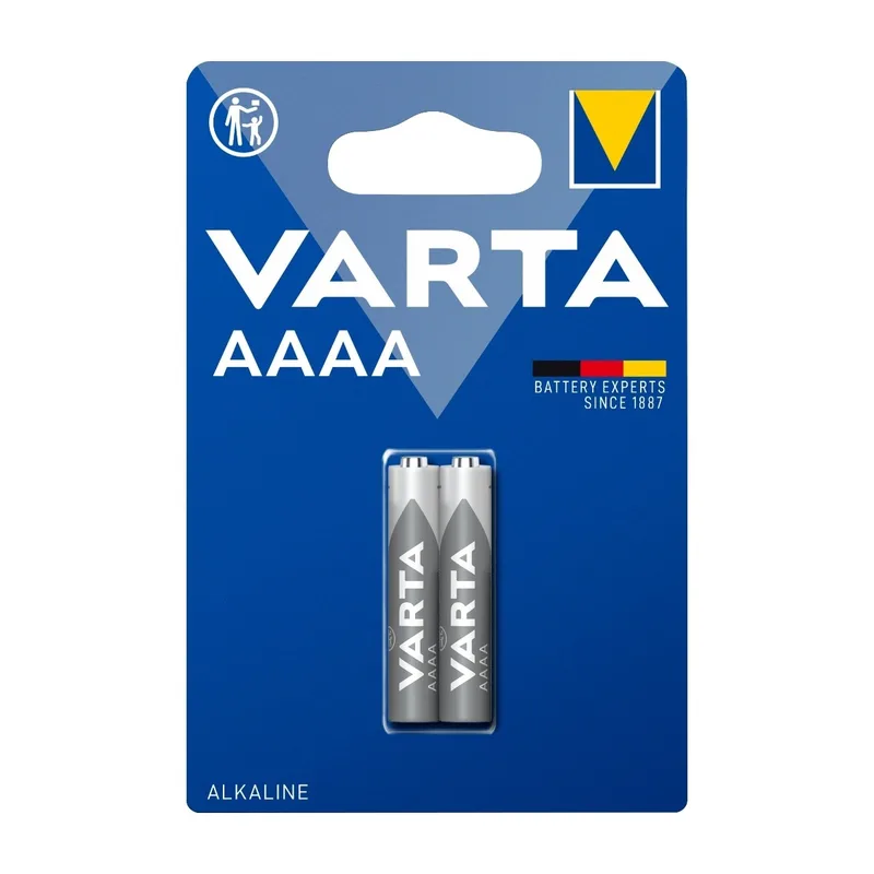 Varta LR61/AAAA (Mini) (4061) batteri, 2 st. blister alkaliskt manganbatteri, 1,5 V