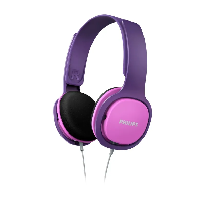 Philips Kids SHK2000PK on-ear-barnhörlurar, kabelanslutna