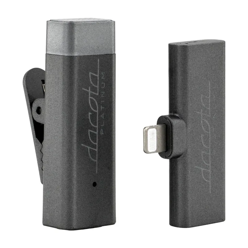 Dacota Platinum MFi trådlös Lavalier-mikrofon lightning