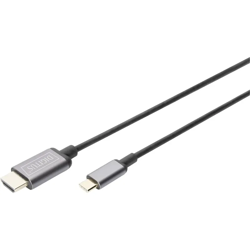 DIGITUS adapterkabel USB-C till HDMI, 1,8 m, 4K