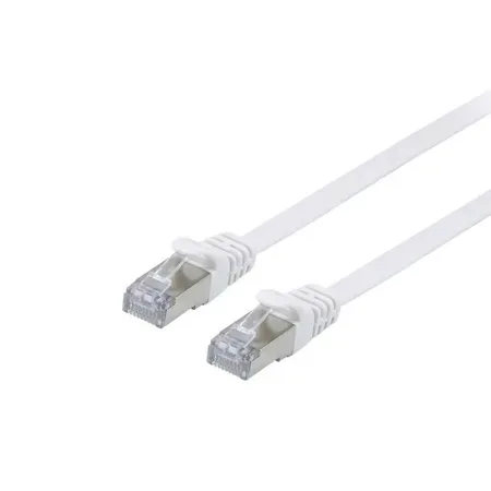 Equip 607611 nätverkskabel Cat6a U/FTP, vit, 2 m