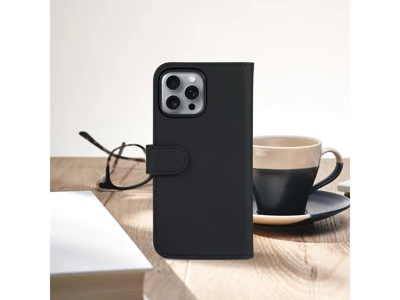 iiglo iPhone 16 Pro Max Plånboksfodral (svart)