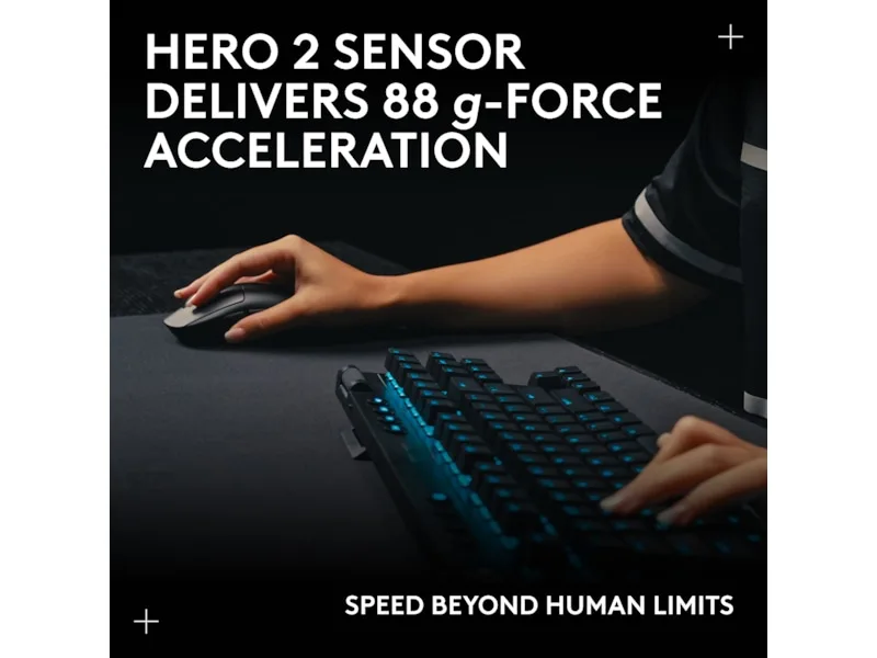 Logitech PRO 2 Lightspeed Trådlös Gamingmus (rosa)