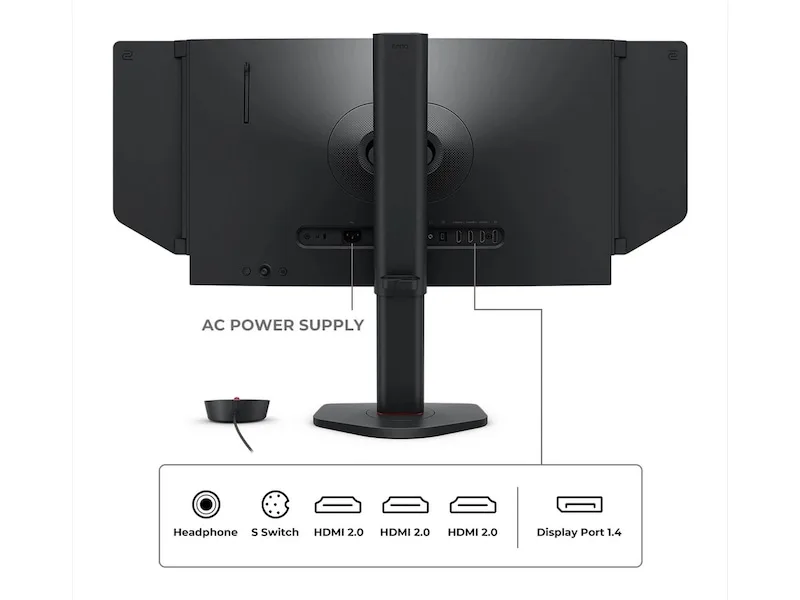 24,1" BenQ Zowie XL2566X+, TN 1920x1080, 400Hz DyAc 2, höjdjusterbar, 3xHDMI/DP