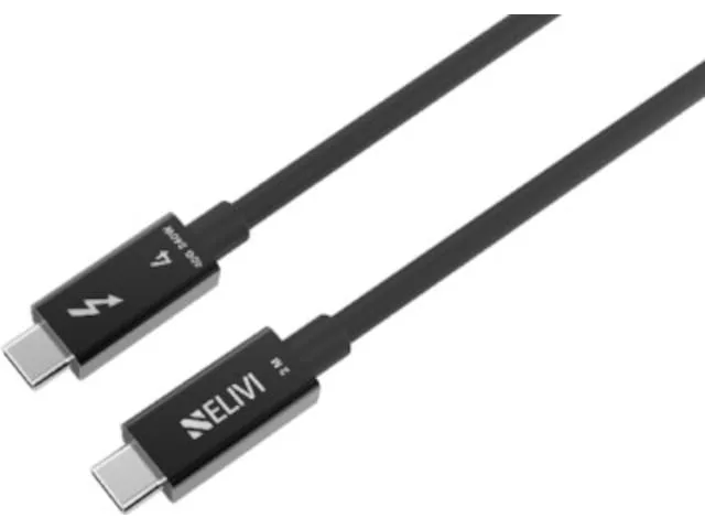 ELIVI Thunderbolt 4 kabel 0,5m (svart)