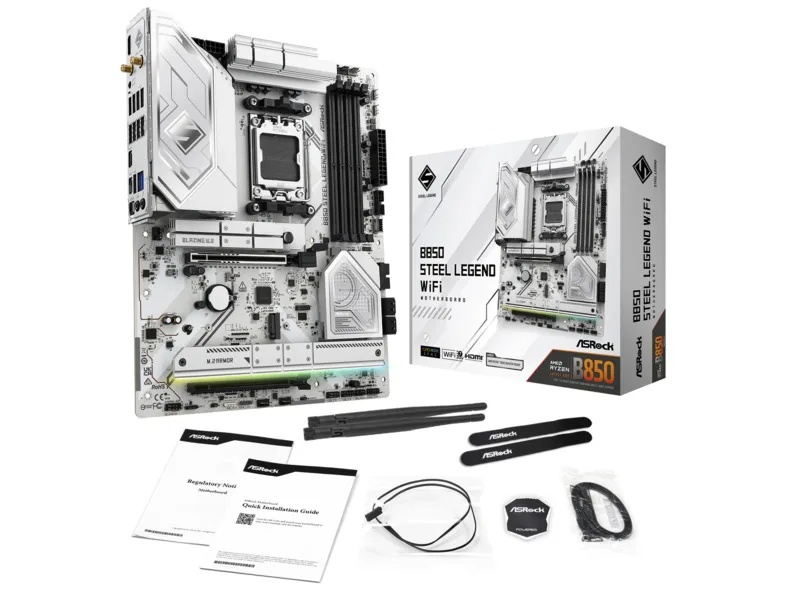 ASROCK B850 Steel Legend WiFi Moderkort