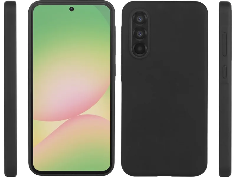 iiglo Galaxy A56 Silikonskal (svart)