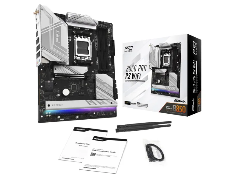ASROCK B850 Pro RS WiFi Moderkort