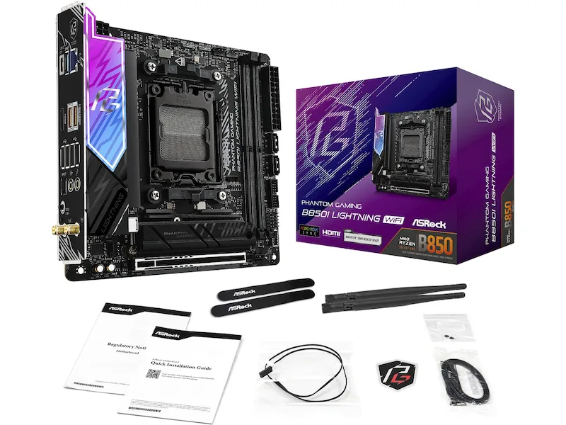 ASROCK B850I Lightning WiFi Moderkort
