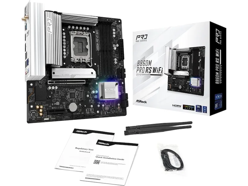 ASRock B860M Pro RS WiFi Moderkort