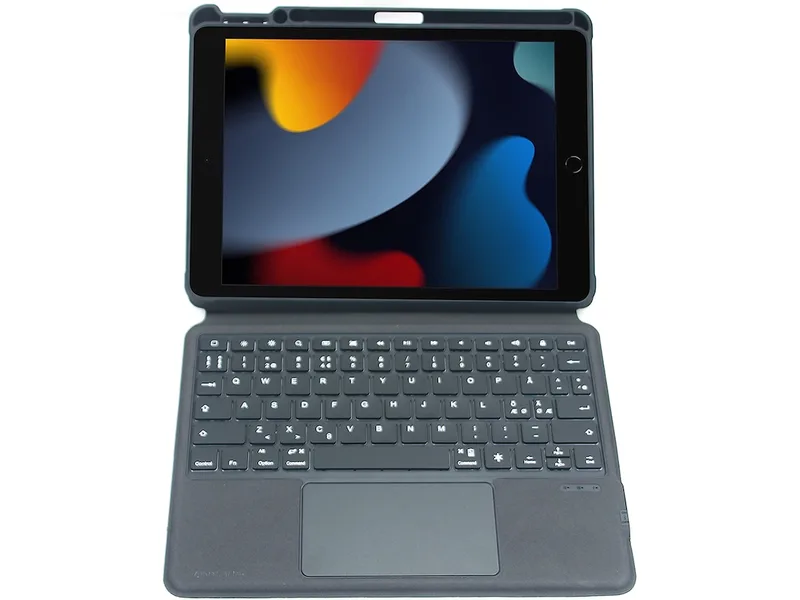 4smarts iPad Air 13" 2-i-1 Tangentbordfodral (grå) -B-Grade