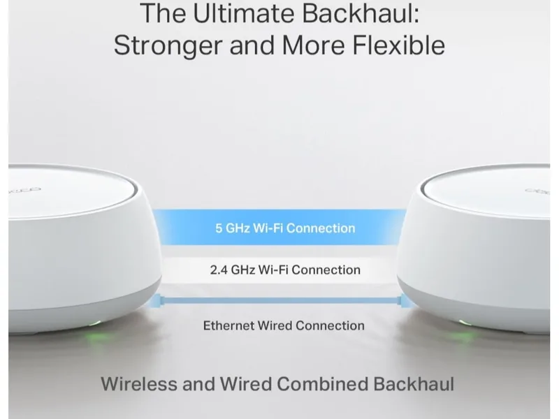 TP-Link Deco BE25 Whole Home Mesh WiFi 7-system, BE3600, 2x2,5GbE LAN, 1-pack