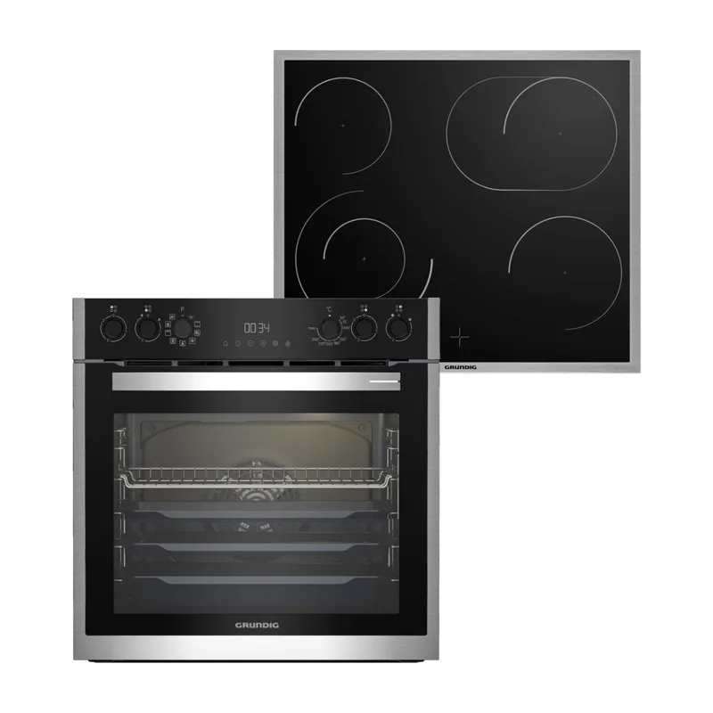 Grundig GR5500 Gehm 19310 B inbyggnadsugn och keramisk häll