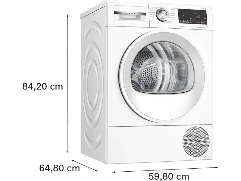 Bosch Serie 6 WQG2450MSN torktumlare