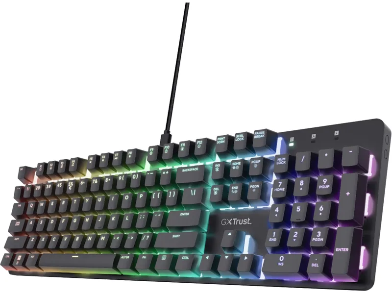 TRUST GXT 871 Zora Mekanisk Gamingtangentbord