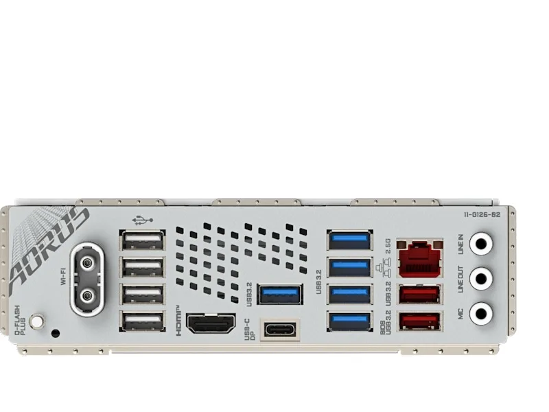 GIGABYTE B650E AORUS STEALTH ICE moderkort, AM5, DDR5, Wi-Fi 7