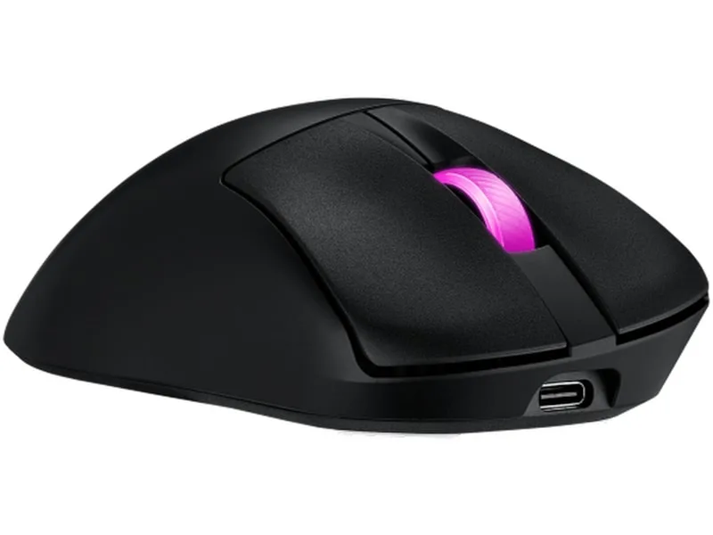 Asus ROG KERIS II ORIGIN trådlös mus, svart, 42000 DPI, 2,4 GHZ, ERGO, 65G