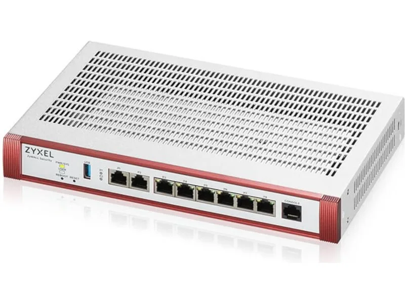 ZyXEL USG FLEX 200H, 2x2.5GbE + 6xLAN Gigabit definierbara, Nebula