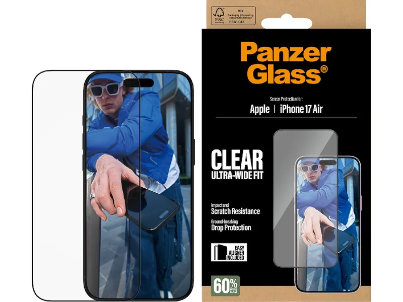 PANZERGLAS s iPhone Air Skärmskydd