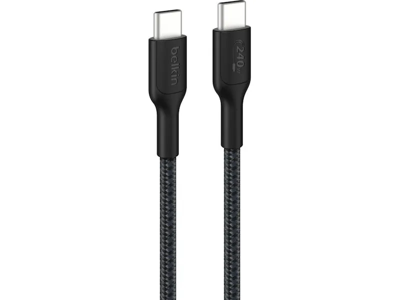 BELKIN 240W USB-C flätad kabel 2m