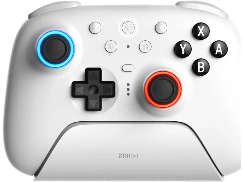 8BitDo Ultimate 2 Trådlös Bluetooth Kontroller (vit)