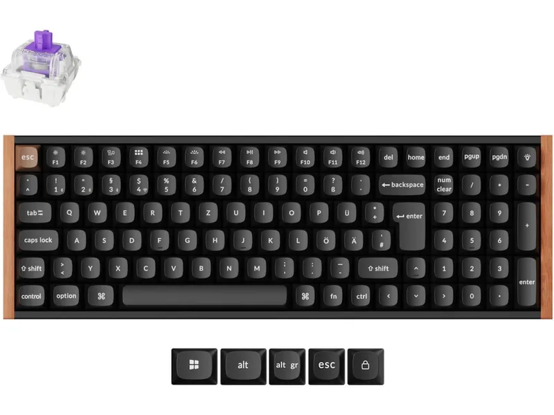 Keychron K4 HE trådlöst gamingtangentbord (svart)