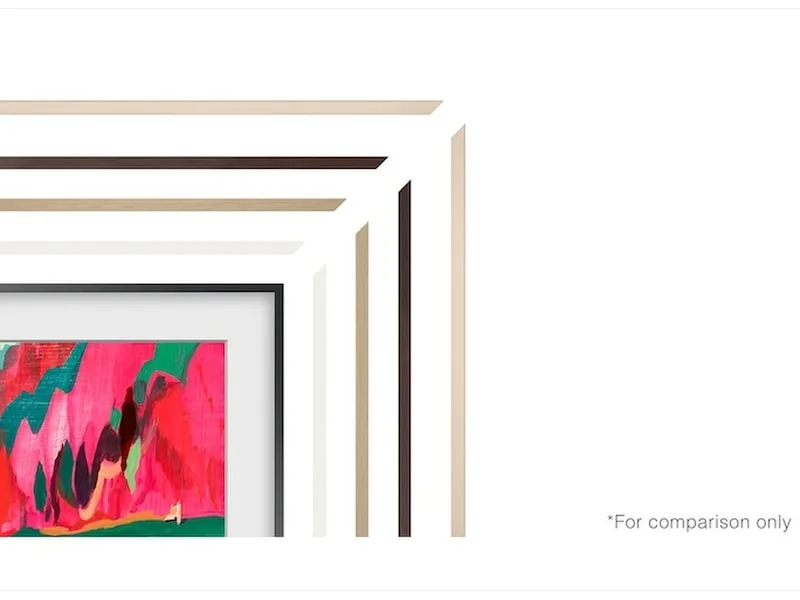 Samsung The Frame Pro 75" LS03FW + ram Beige Wood