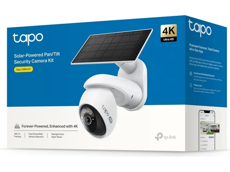 TP-Link Tapo C660 Kit 4K solcellsdriven säkerhetskamera