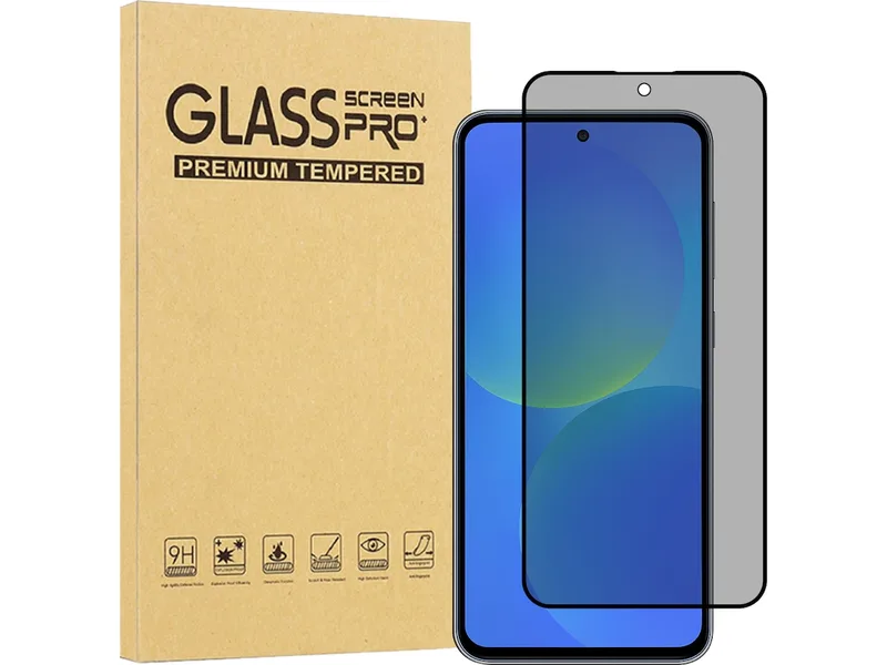 IIGLO Galaxy A37 / A57 skärmskydd i glas med integritetsskydd